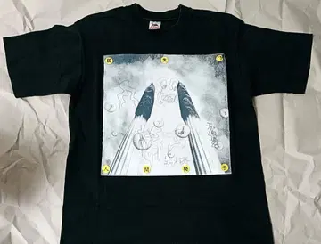 인간의자 밴드 T셔츠 나생문 레어 사인 포함 밴티지