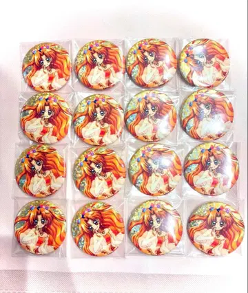 피치피치 피치 캔뱃지 namco 별 얇은 비단