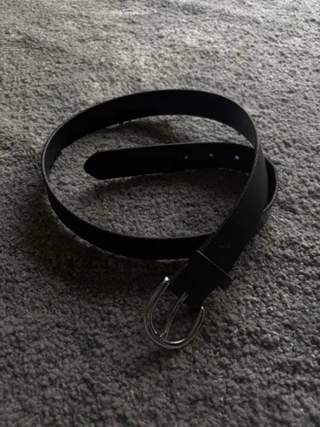 레어 GAP USA제 소가죽 벨트 블랙