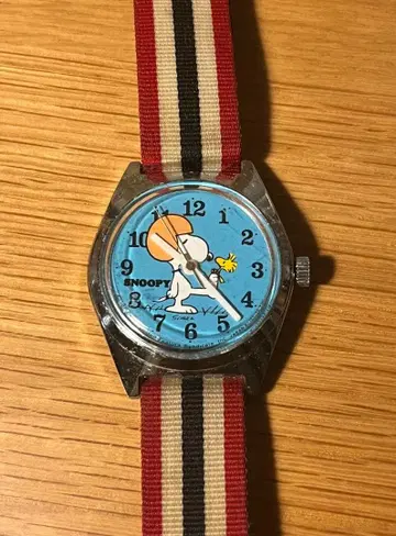 스누피 CITIZEN 빈티지 수동 와인딩 손목시계 시티즌 일본제