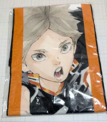 하이큐 풀컬러 머플러 타월 점프 생일 스가와라