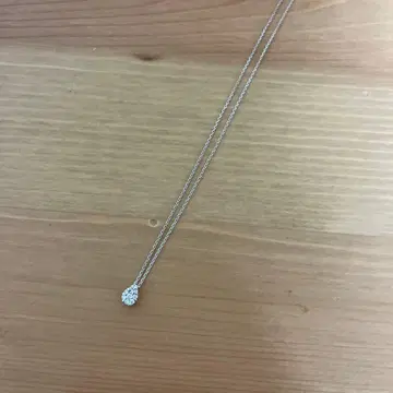 [상자 없음] Vendome Aoyama 다이아몬드 목걸이 0.10ct