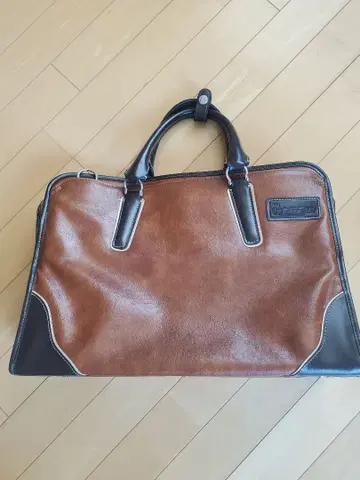 가죽 비즈니스 백 브라운