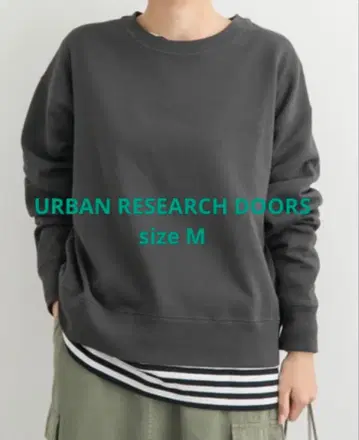 어반 리서치 도어스 컴팩트 맨투맨 풀오버 그레이 M