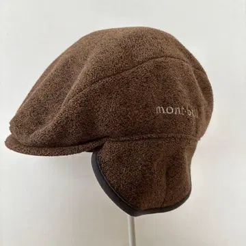 mont-bell 브라운 귀도리 달린 캡