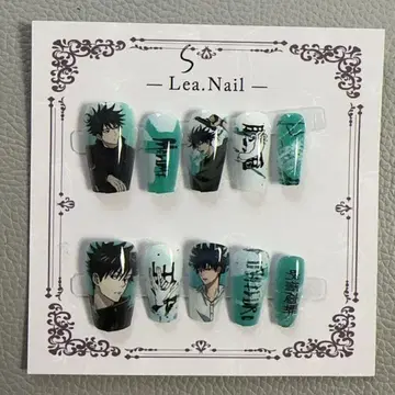 네일 칩 덕질 네일 아픈 네일 주술회전 후시구로 메구미 2 S 사이즈