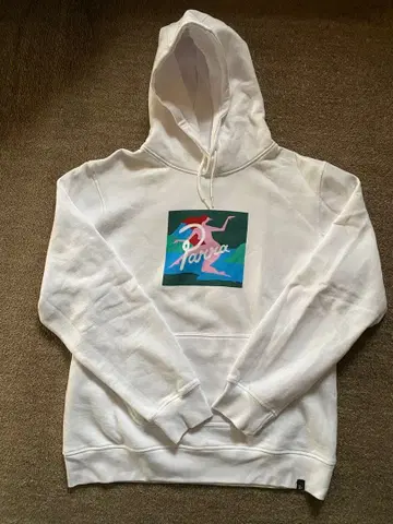 by Parra 후드티 화이트