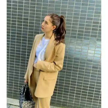 [새상품급] 모델 신키 유코 착용 ZARA 셋업