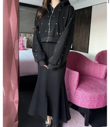 Lumignon 반짝반짝 비쥬 머메이드 셋업 스커트만