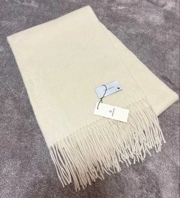 (새상품)macocca 캐시미어 스톨 캐시미어 100% 아이보리