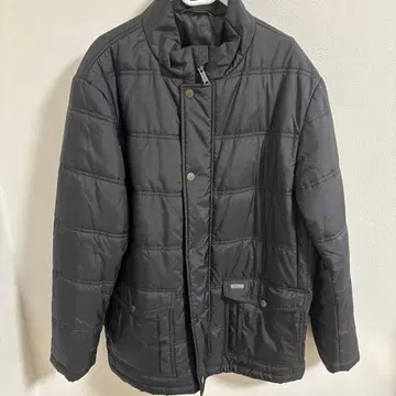 Crocodile 블랙 퀼팅 자켓 L 사이즈