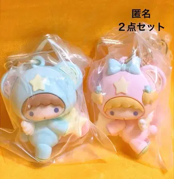 리틀트윈스타 별하늘의 엔젤 시크릿 키링 2종 세트