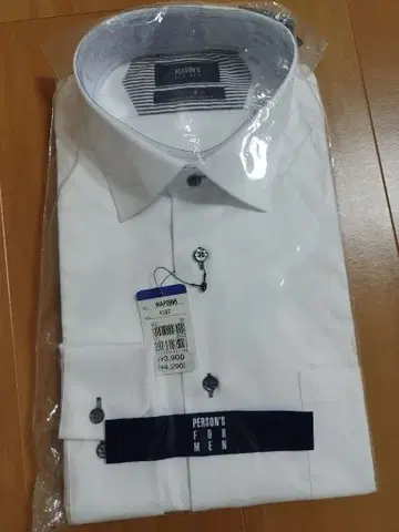 PERSON'S FOR MEN 화이트 와이셔츠 L 아오야마 양복