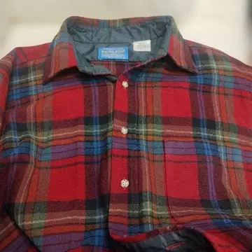 90s 펜들턴 울 체크 셔츠