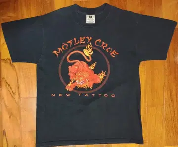 모틀리 크루 뉴 타투 2000 투어 티셔츠 Winterland