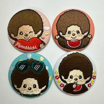 몽치치 몽치치 군 자수 캔뱃지
