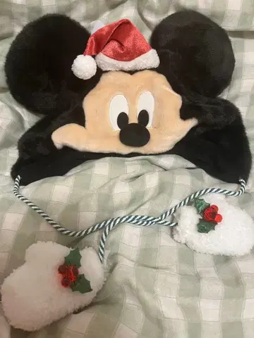 디즈니 리조트 2025 크리스마스 팬캡 미키