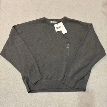 UNIQLO 그레이 크루넥 스웨터 XL