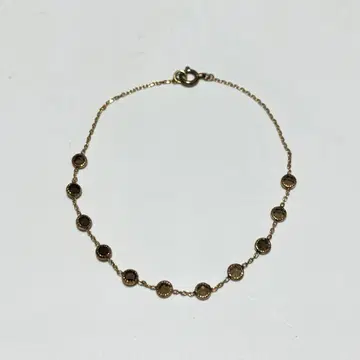 agate K10 팔찌 스모키 쿼츠