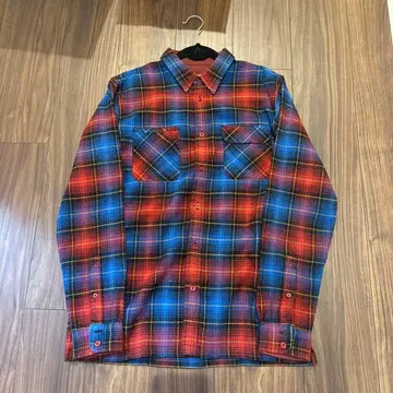 Analog 체크 무늬 플란넬 셔츠