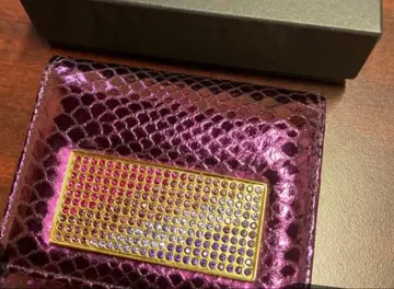 새상품 ASH&DIAMONDS 지갑 퍼플 보라색