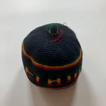 USED 에티오피아 라스타 비니 모자 손뜨개질 모자