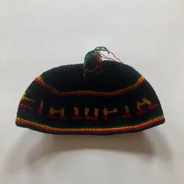 USED 에티오피아 라스타 비니 모자 손뜨개질 모자