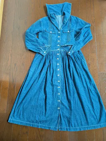 power 데님 세일러 원피스