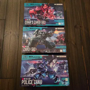 HG 건담 프라모델 1/144 지크 액스판 자쿠 3종 세트