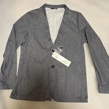 사이즈 M LIFE & WORK DESIGN 노카라 자켓 그레이 계열