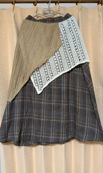 롱 플레어 스커트 사이즈 M