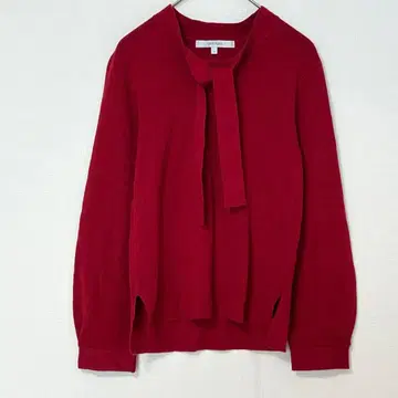 언타이틀 UNTITLED 보타이 울 니트 현행 새상품급 XS