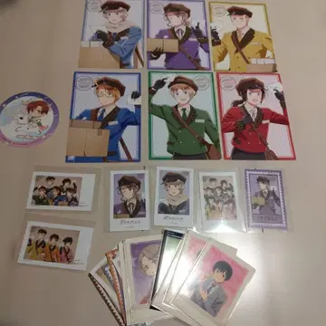 헤타리아 러시아 우편 배달부 엽서 카드 스티커 코스터 일괄 판매