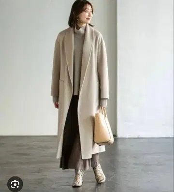 노블 슈퍼160 숄카라 리버 코트 36