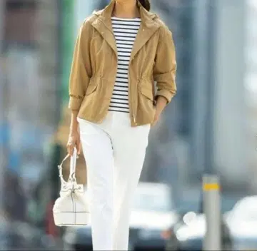 자유구 워셔블 메모리 태슬 후드 부착 블루종 온워드 카시야마