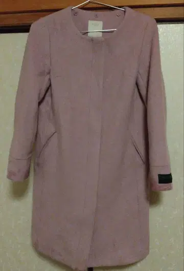 울 95% 따뜻한 코트 후드 탈부착 가능