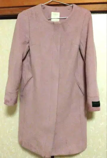 울 95% 따뜻한 코트 후드 탈부착 가능