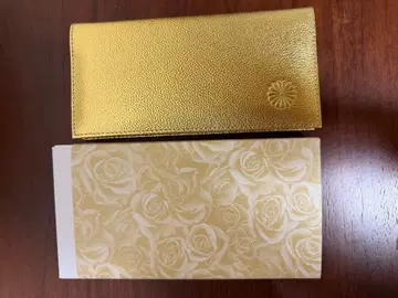 황궁 소가죽 장지갑 골드