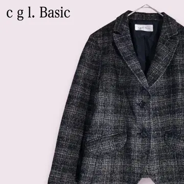 cgl.Basic 캐주얼 자켓 글렌체크 울 89%