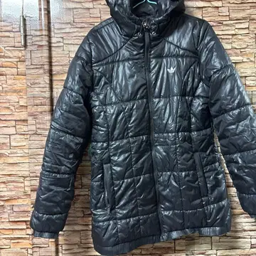 오리지널 adidas 블랙 다운 자켓 L