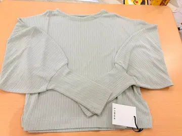 택 포함, 새상품 Limue 민트 그린 빅 슬리브 티셔츠