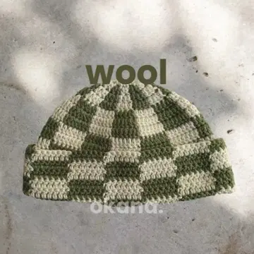 96 비니 니트 모자 크러셔 모자 핸드메이드 크로셰 모자