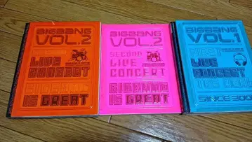 BIGBANG VOL.1 & VOL.2 라이브 DVD 세트