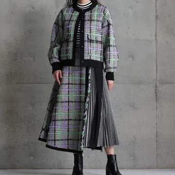 CHONO Feather line 트위드 3세트