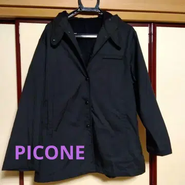 PICONE 자켓 후드 부착 블랙 M 사이즈