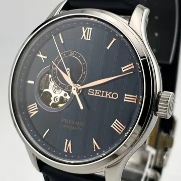 [ 작동/미사용급/부속품 완비 ] 세이코 프레사지 손목시계 로만 남성용