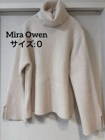 [ 잡지 게재 ] 미라 오웬 Mila Owen 편 터틀넥 니트