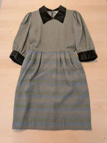 FOXEY 폭시 카라 부착 원피스