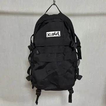x-girl 블랙 백팩 백팩 백팩