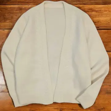 북유럽 생활 잡화점 가디건 케이블 니트 루즈핏 아이보리